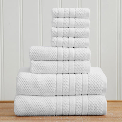 Checkered Jacquard Bath Towels