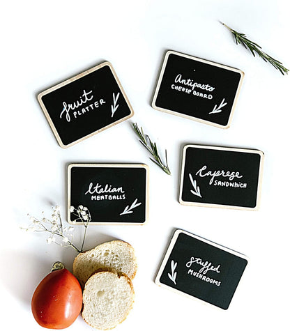Mini Chalkboard Signs for Food