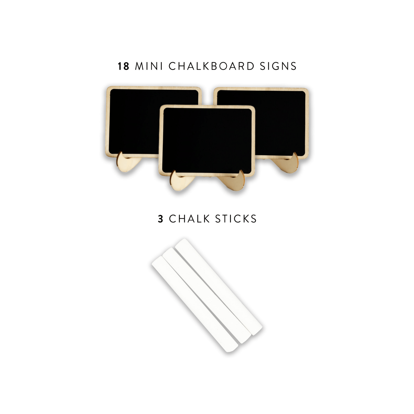 Mini Chalkboard Signs for Food