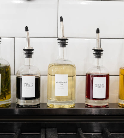 Minimalist Oil Labels