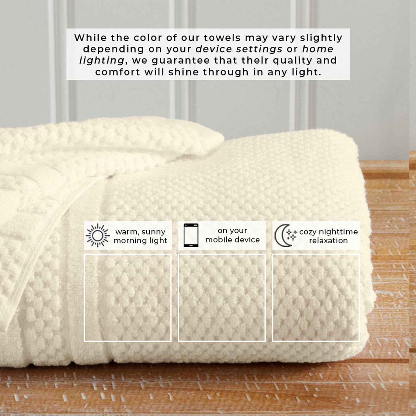 Checkered Jacquard Bath Towels