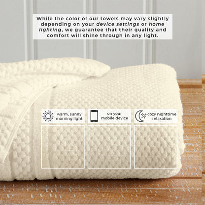 Checkered Jacquard Bath Towels
