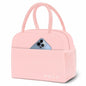 KUBYA Pink Insulated Lunch Bag Pink
