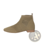 Plus Size Pointed Toe Knit Ankle Boots with Heel