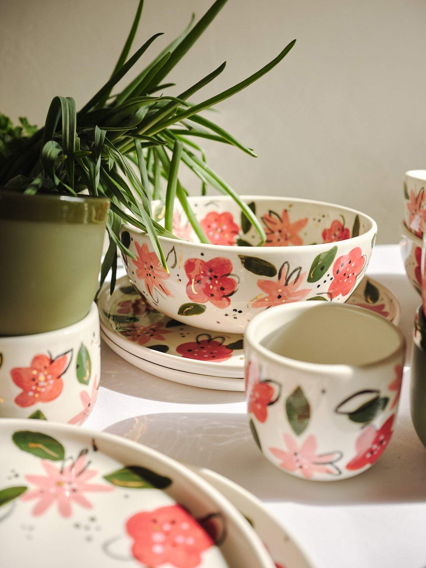 Floral - Salad Bowl
