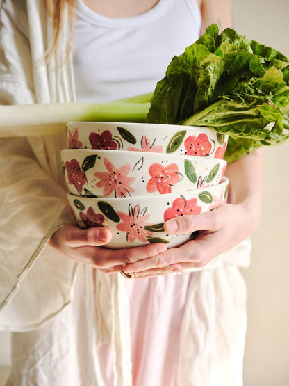Floral - Salad Bowl