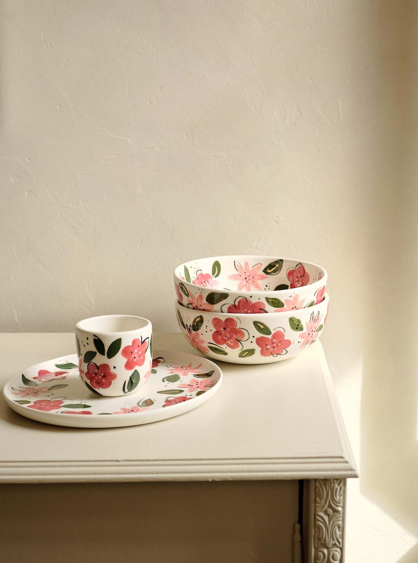 Floral - Salad Bowl