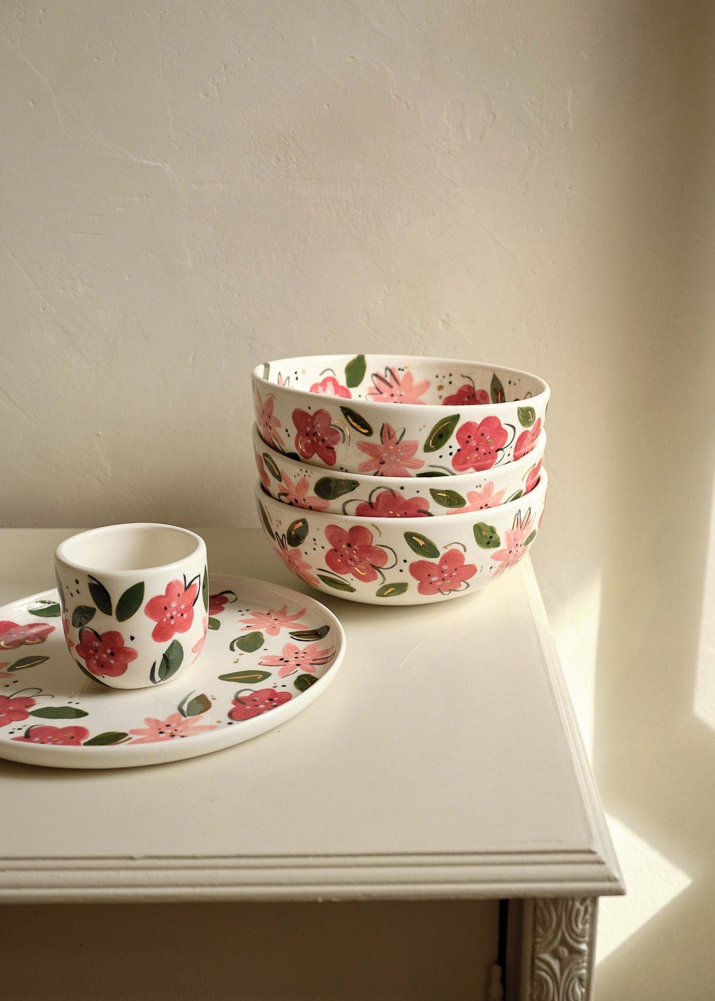 Floral - Salad Bowl
