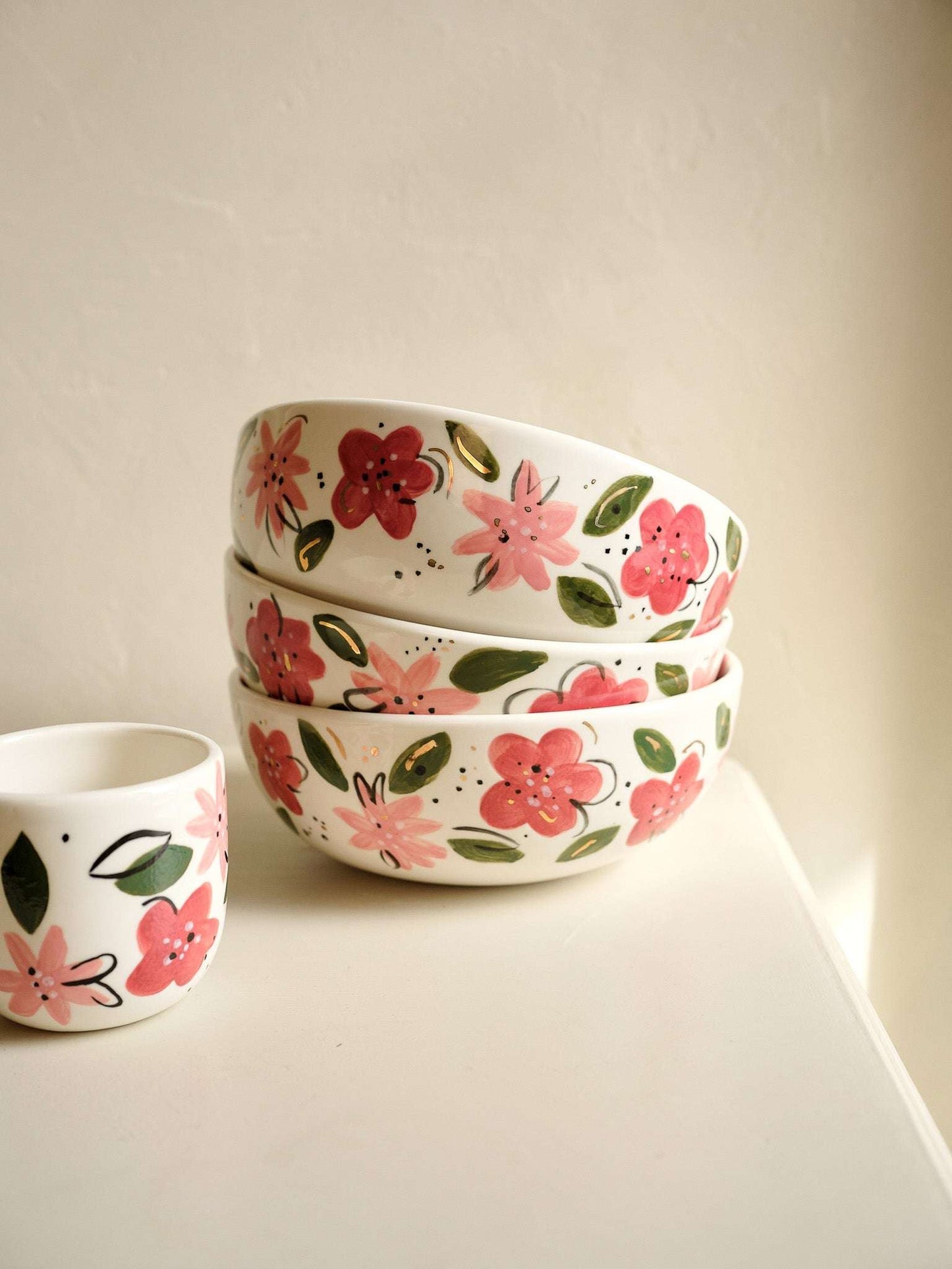 Floral - Salad Bowl