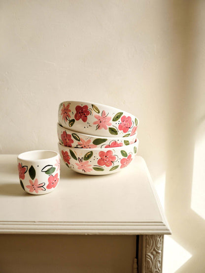 Floral - Salad Bowl