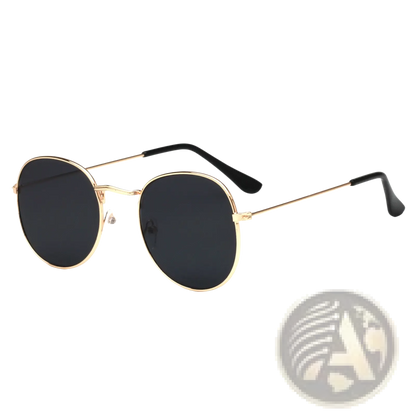 Rose Gold and Metallic Aviator Mirror Lens Sunglasses Set