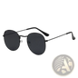 Rose Gold and Metallic Aviator Mirror Lens Sunglasses Set