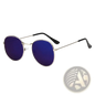 Rose Gold and Metallic Aviator Mirror Lens Sunglasses Set