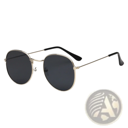 Rose Gold and Metallic Aviator Mirror Lens Sunglasses Set