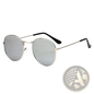Rose Gold and Metallic Aviator Mirror Lens Sunglasses Set