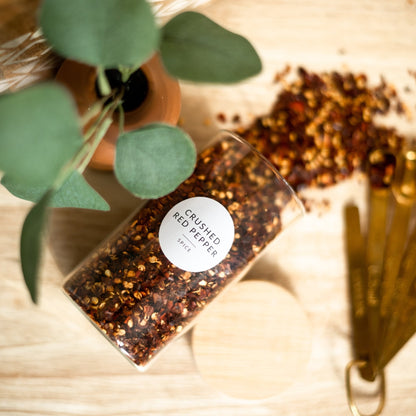 Round Minimalist Spice Labels
