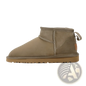 Sheepskin Mini Snow Boots Suede Leather Short Shoes