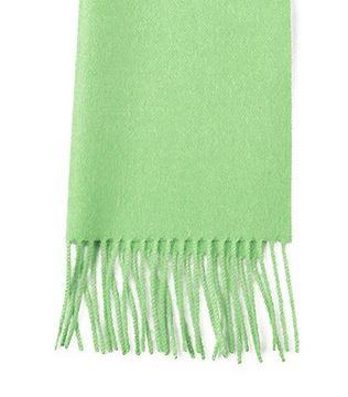 Solid Weave Brushed Alpaca Scarf