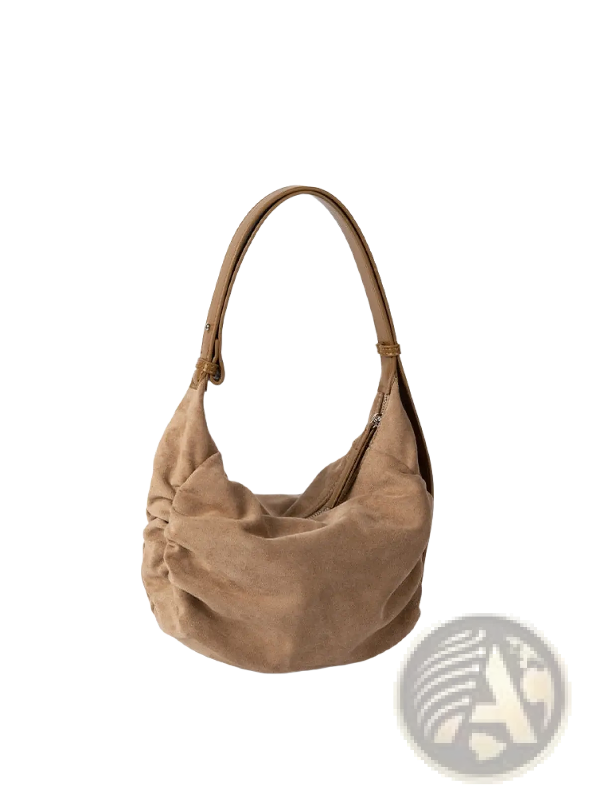 Suede Slouchy Dumpling Shoulder Bag Crossbody Hobo