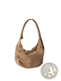 Suede Slouchy Dumpling Shoulder Bag Crossbody Hobo