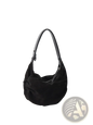 Suede Slouchy Dumpling Shoulder Bag Crossbody Hobo