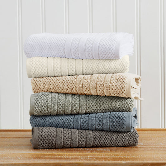 Checkered Jacquard Bath Towels