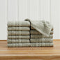 Checkered Jacquard Bath Towels