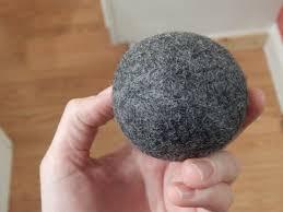 Wet Felted Alpaca Dryer Balls - Grey