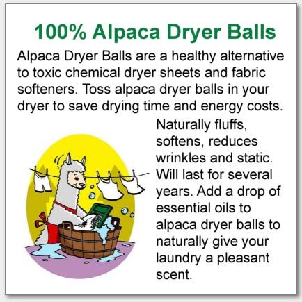 Wet Felted Alpaca Dryer Balls - Grey
