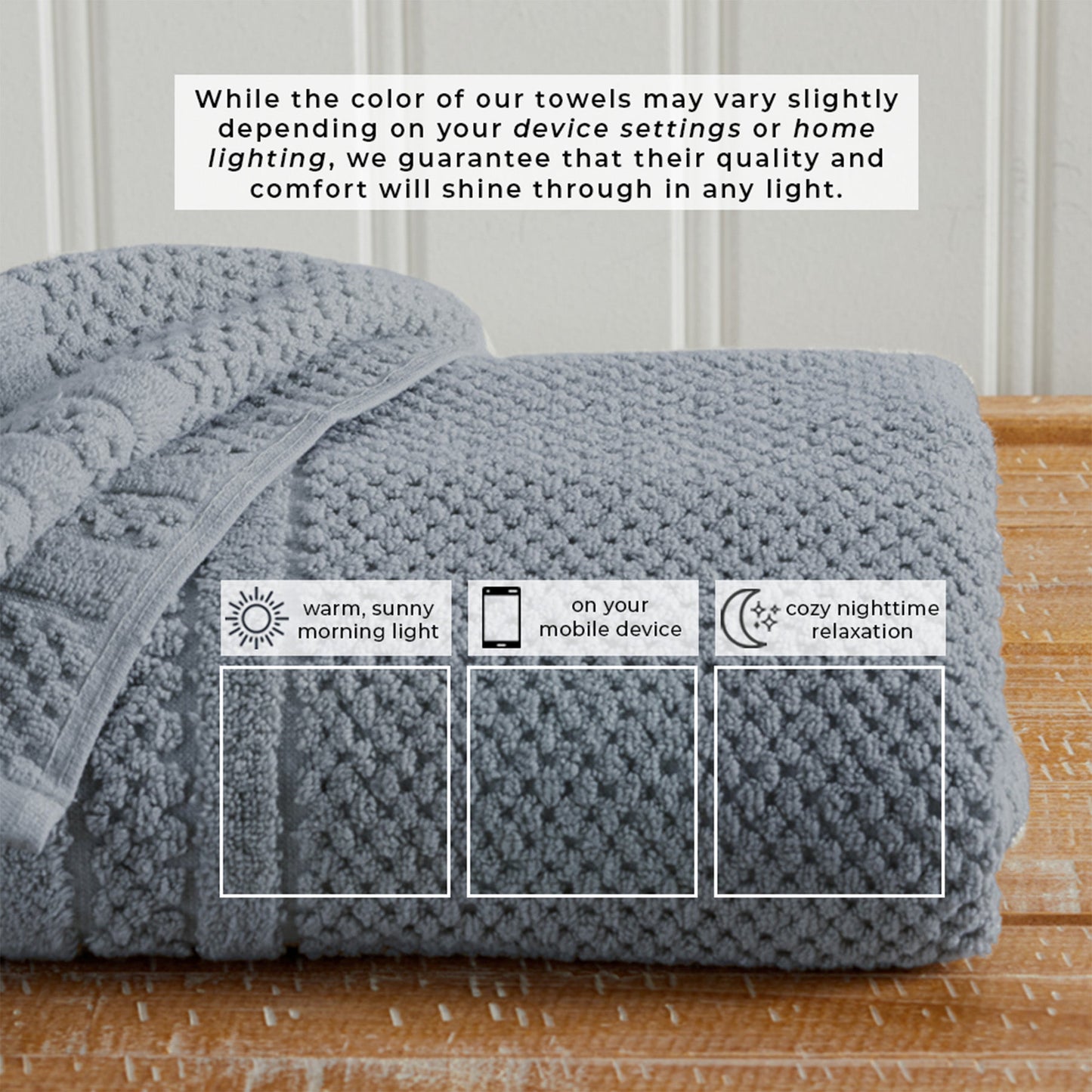Checkered Jacquard Bath Towels